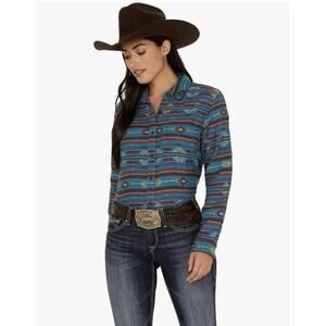 Ariat Ladies Real Billie Rae M Celestial Jacquard Shirt Western Button Up Rodeo